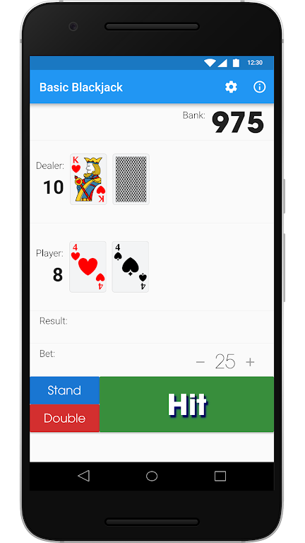 Basic Blackjack Zrzut ekranu 3