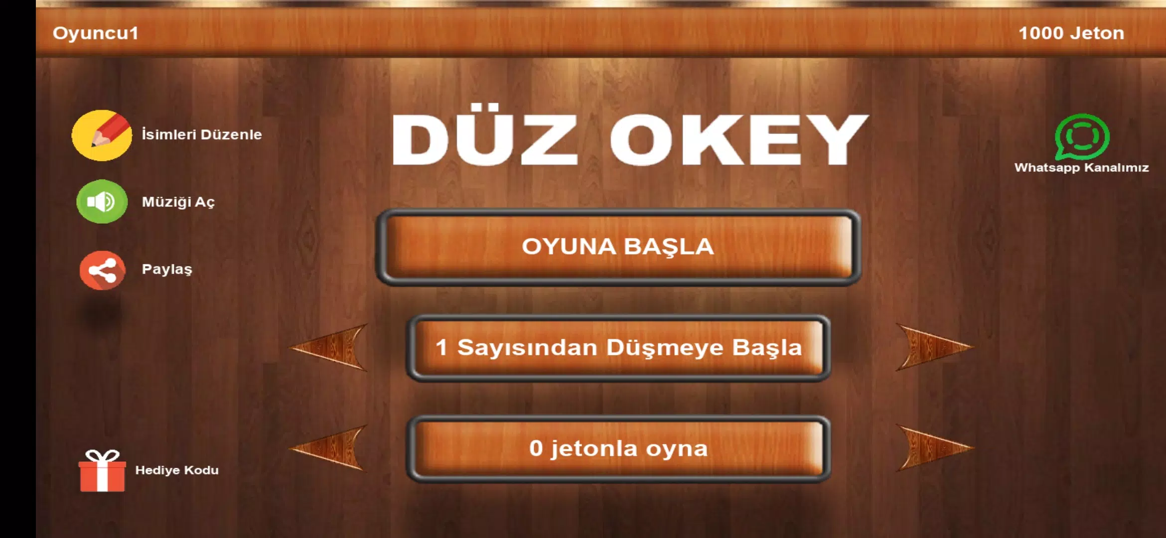 İnternetsiz Okey स्क्रीनशॉट 0