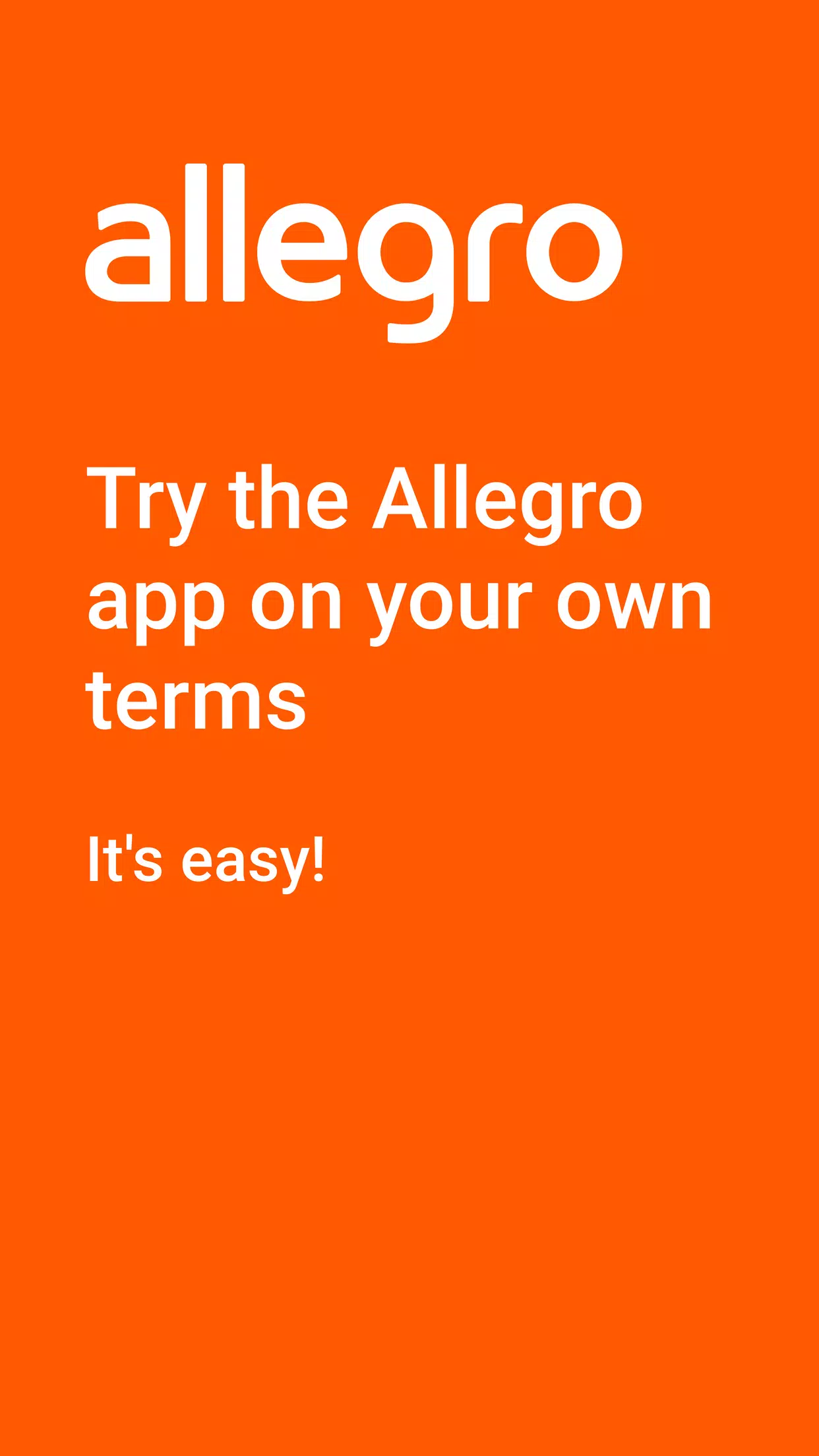 Allegro: miliony produktów Capture d'écran 0