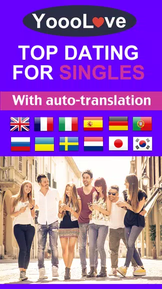 YoooLove Dating with auto-translation - Free chat Ảnh chụp màn hình 0