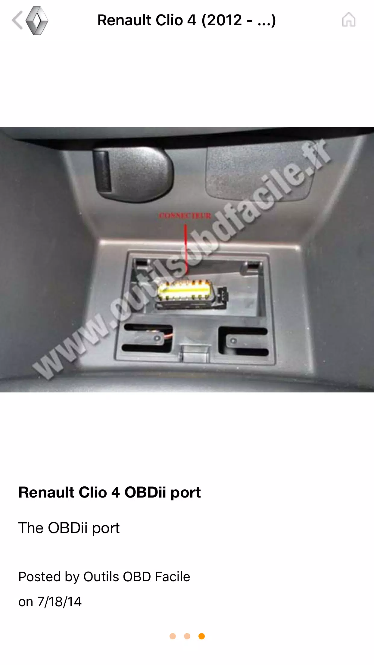 Where is my OBD2 port? Ảnh chụp màn hình 2