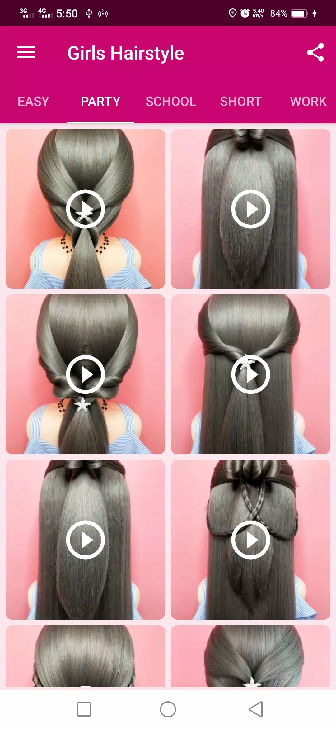 Girls Hairstyle Screenshot 1