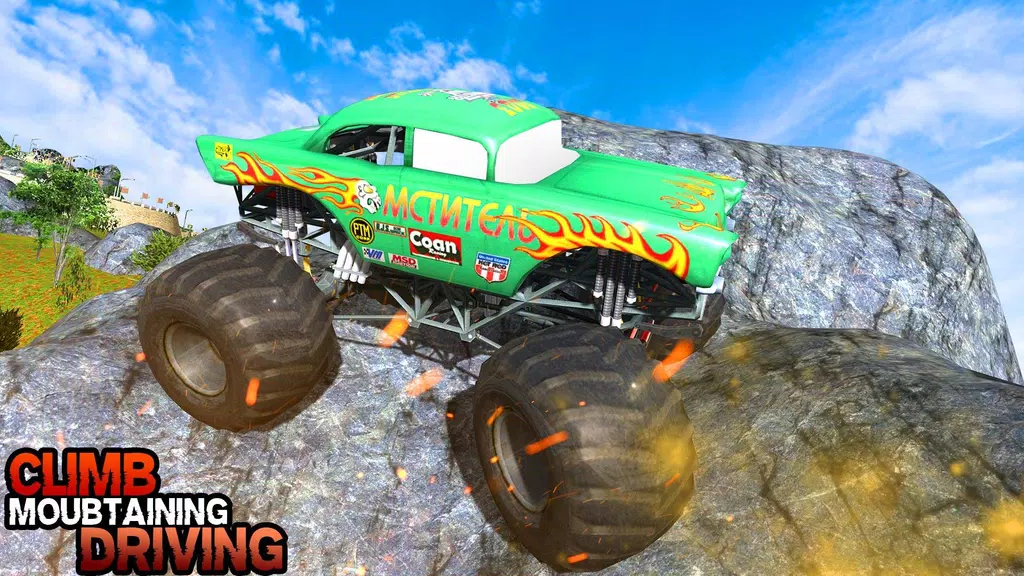 Pickup Truck Hill Climb Racing Tangkapan skrin 3