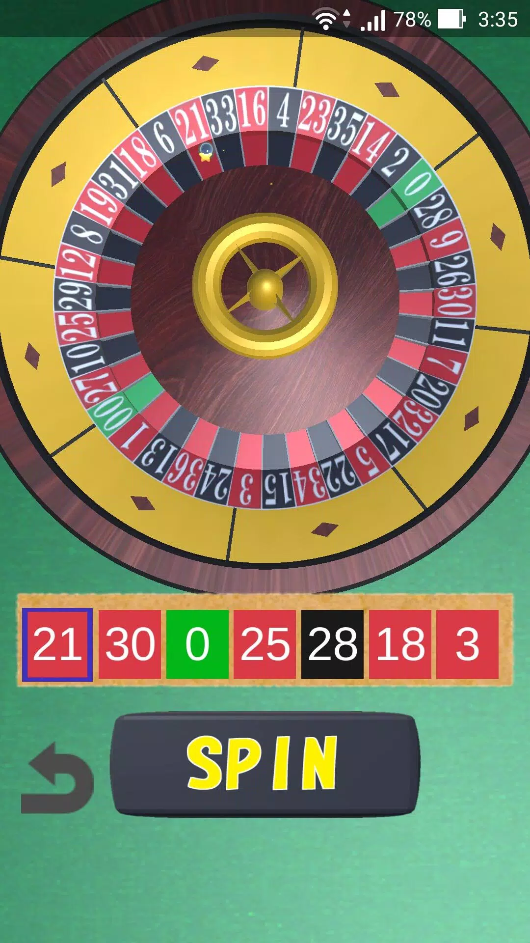 Roulette Wheel Captura de tela 1