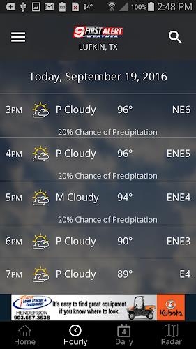 KTRE 9 First Alert Weather スクリーンショット 1