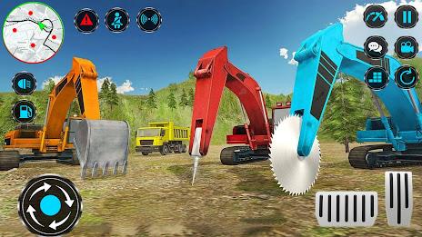 Heavy Excavator Rock Mining Скриншот 2