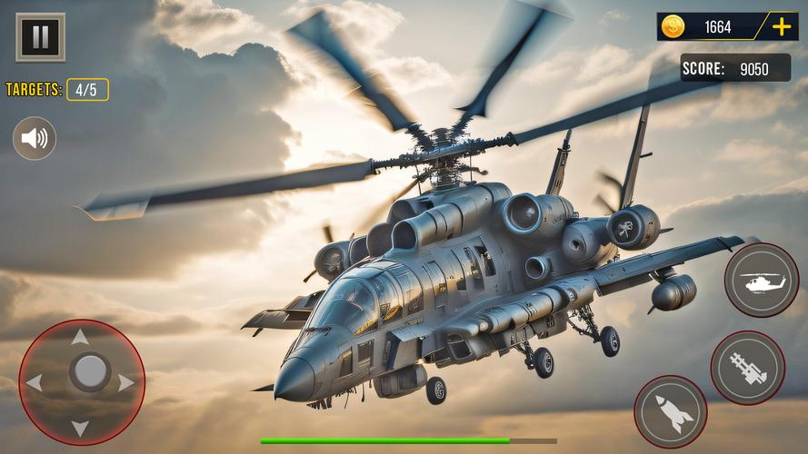 Gunship Battle Helicopter Game Schermafbeelding 2