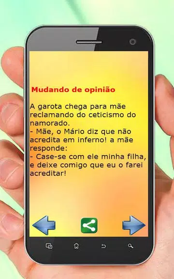 Schermata Piadas Curtas Divertidas 1