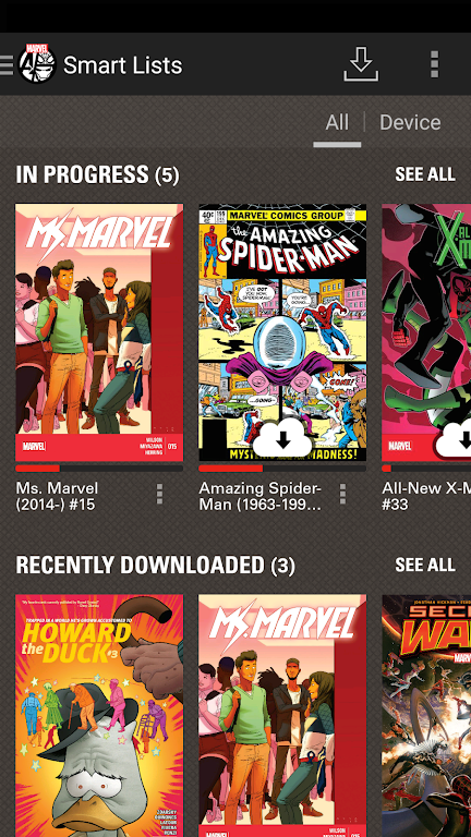 Marvel Comics Schermafbeelding 1