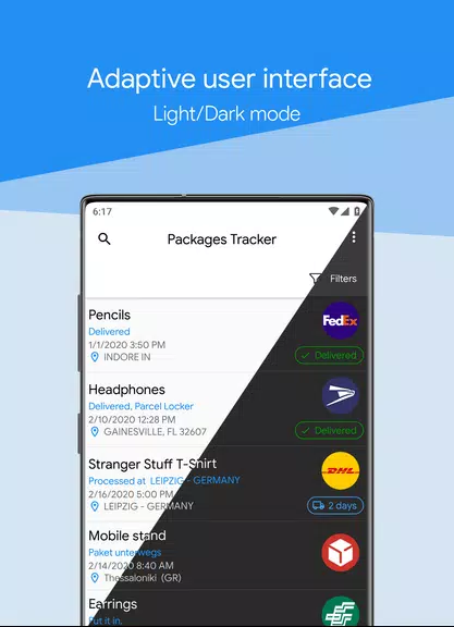 Packages Tracker应用截图第1张