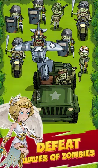 Zombie War Idle Defense Game Tangkapan skrin 3