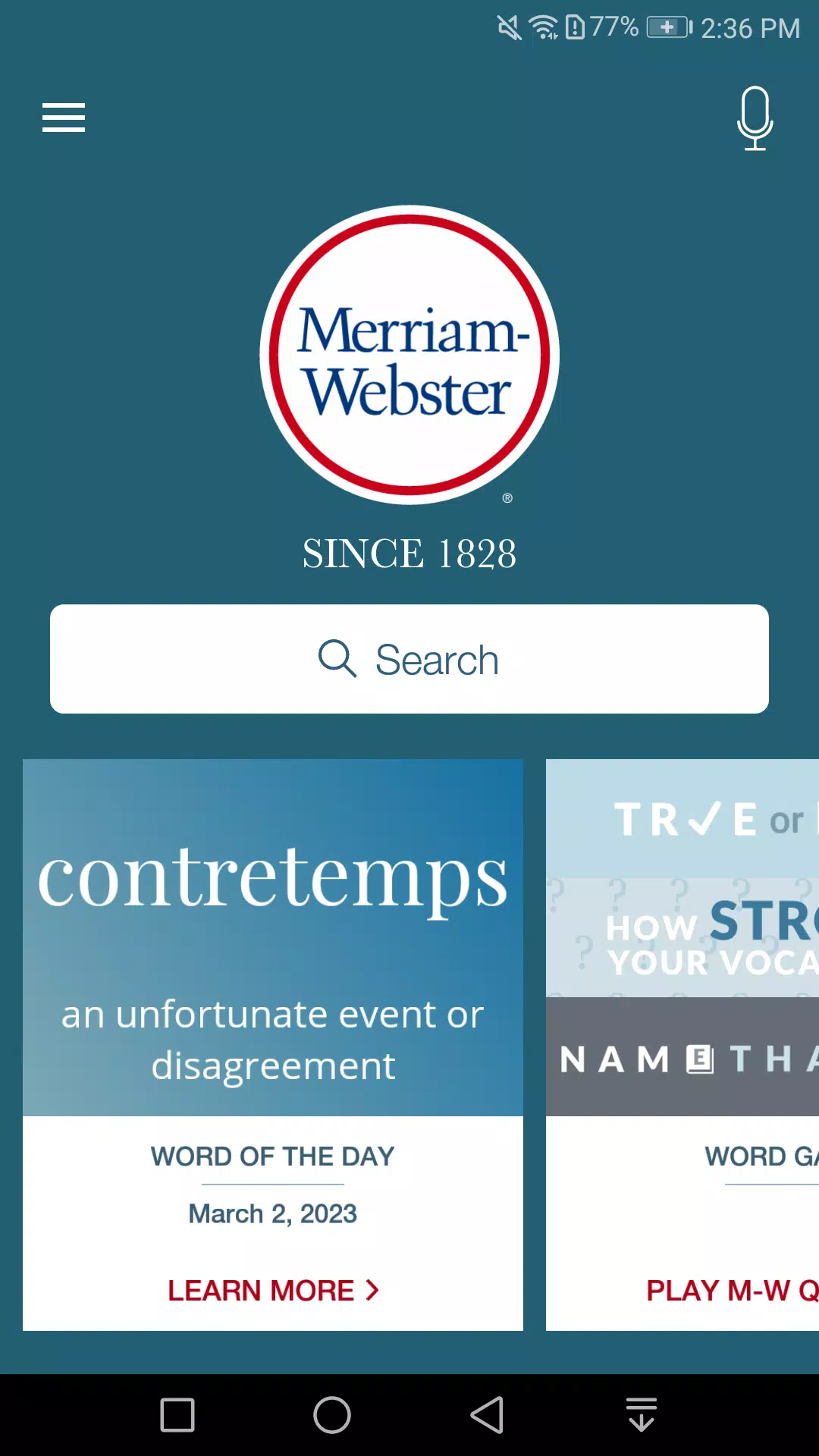 Dictionary - Merriam-Webster Captura de tela 0