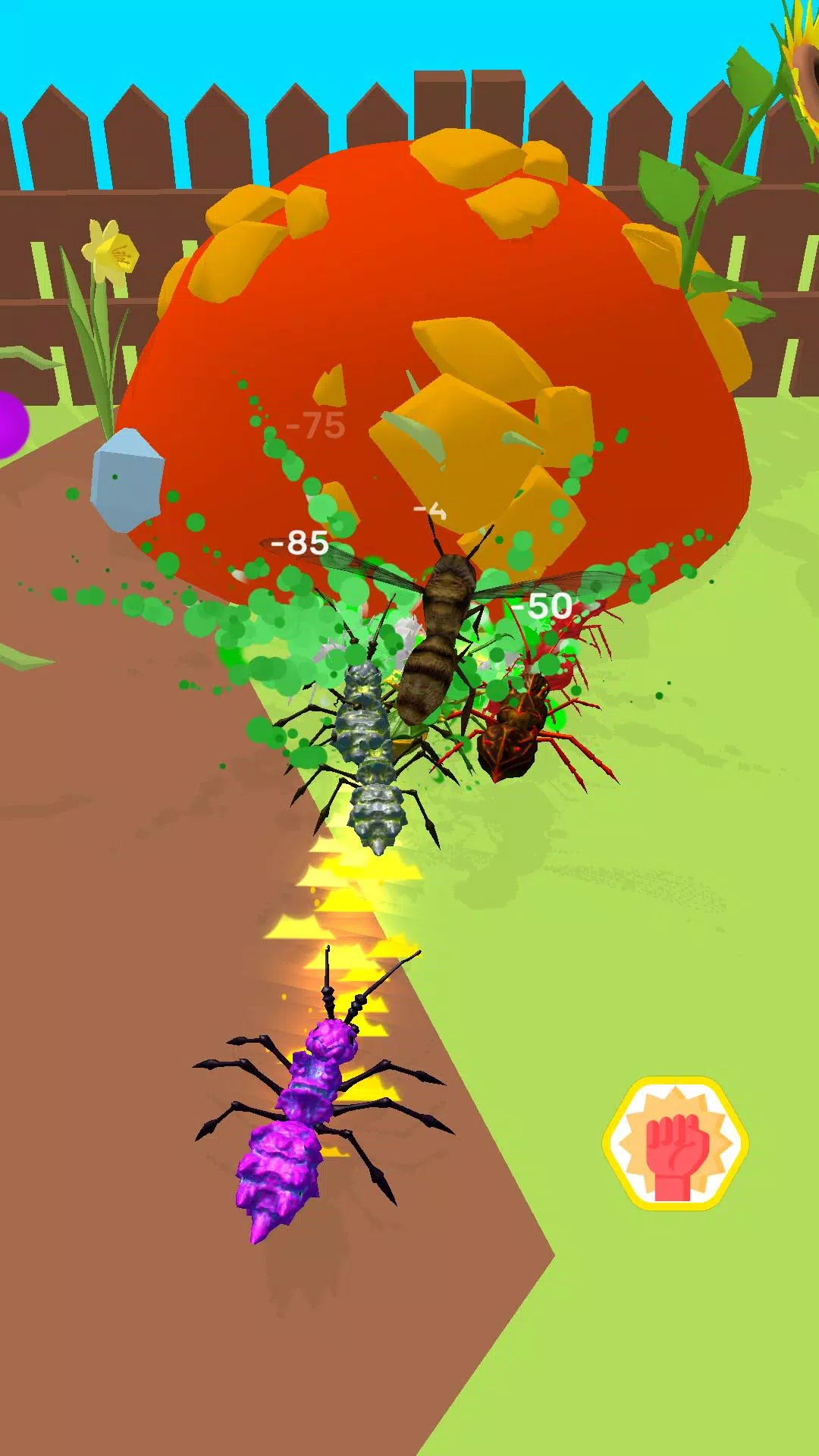 Bug Survivor: Ants Clash Tangkapan skrin 3