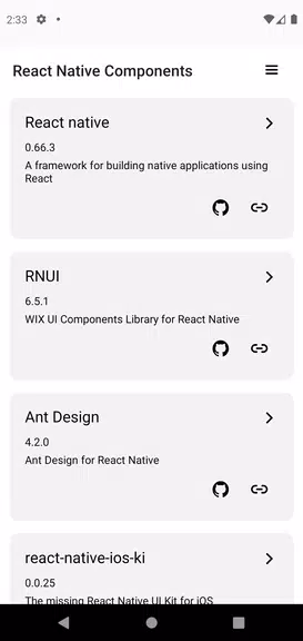 Schermata Expo & React Native components 0