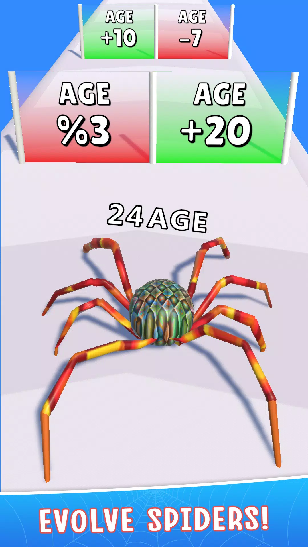 Spider Run: Spider Evolution ဖန်သားပြင်ဓာတ်ပုံ 0