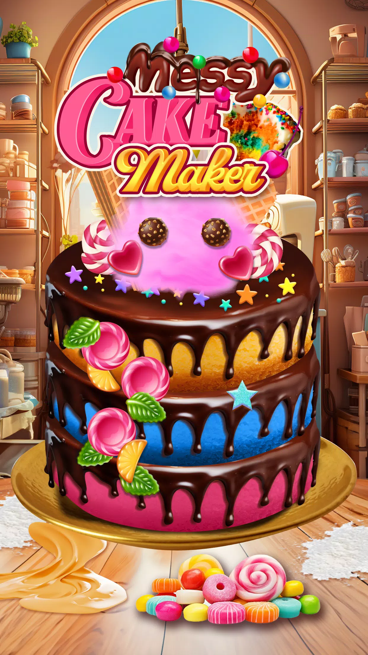 Messy Cake Maker Ekran Görüntüsü 2