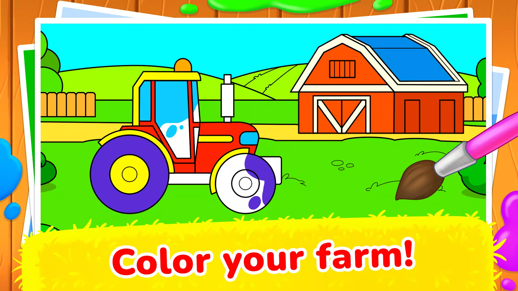 Animal game! Kids little farm! Schermafbeelding 3