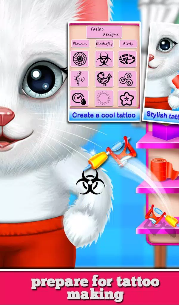 Kitty Nail Salon Daycare Cute Captura de tela 2