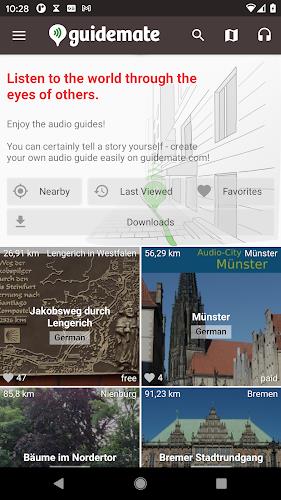 guidemate Audioguide-Plattform स्क्रीनशॉट 3