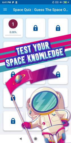 space quiz games Captura de pantalla 1