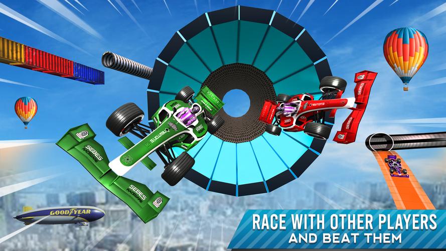 Formule voiture cascades 3d Capture d'écran 2