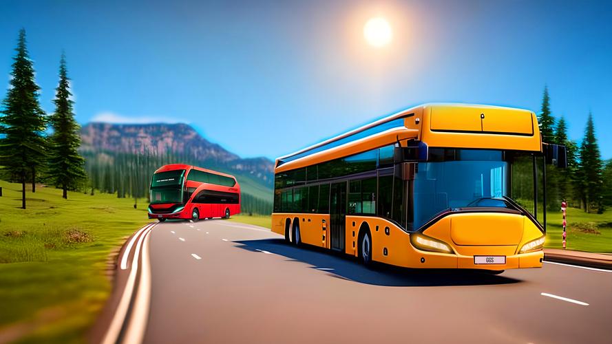 Bus Simulator Games: Bus Games Скриншот 2