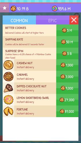 Merge Cookies ဖန်သားပြင်ဓာတ်ပုံ 3