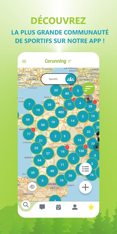 Corunning: sportez à plusieurs Schermafbeelding 0