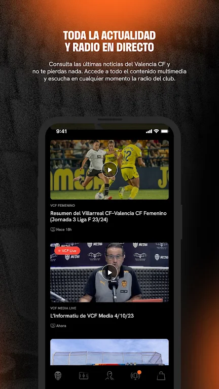 Valencia CF - Official App Tangkapan skrin 1