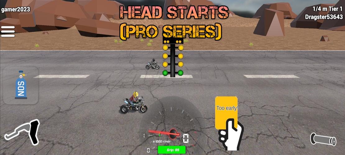 Drag Bikes 3 Скриншот 0