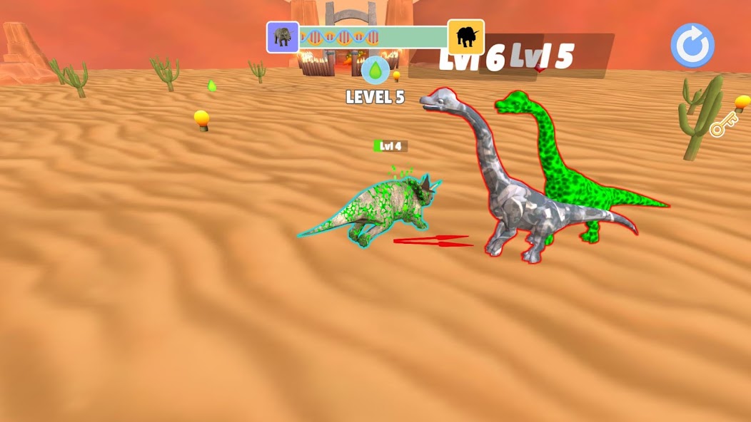 Schermata Dino Evolution - Rise & Fight Mod 1