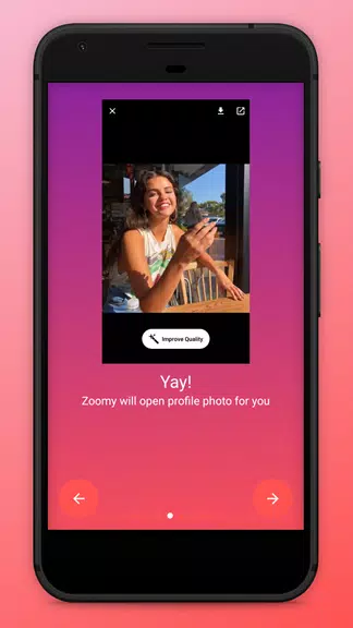 Zoomy for Instagram - Big HD profile photo picture スクリーンショット 2