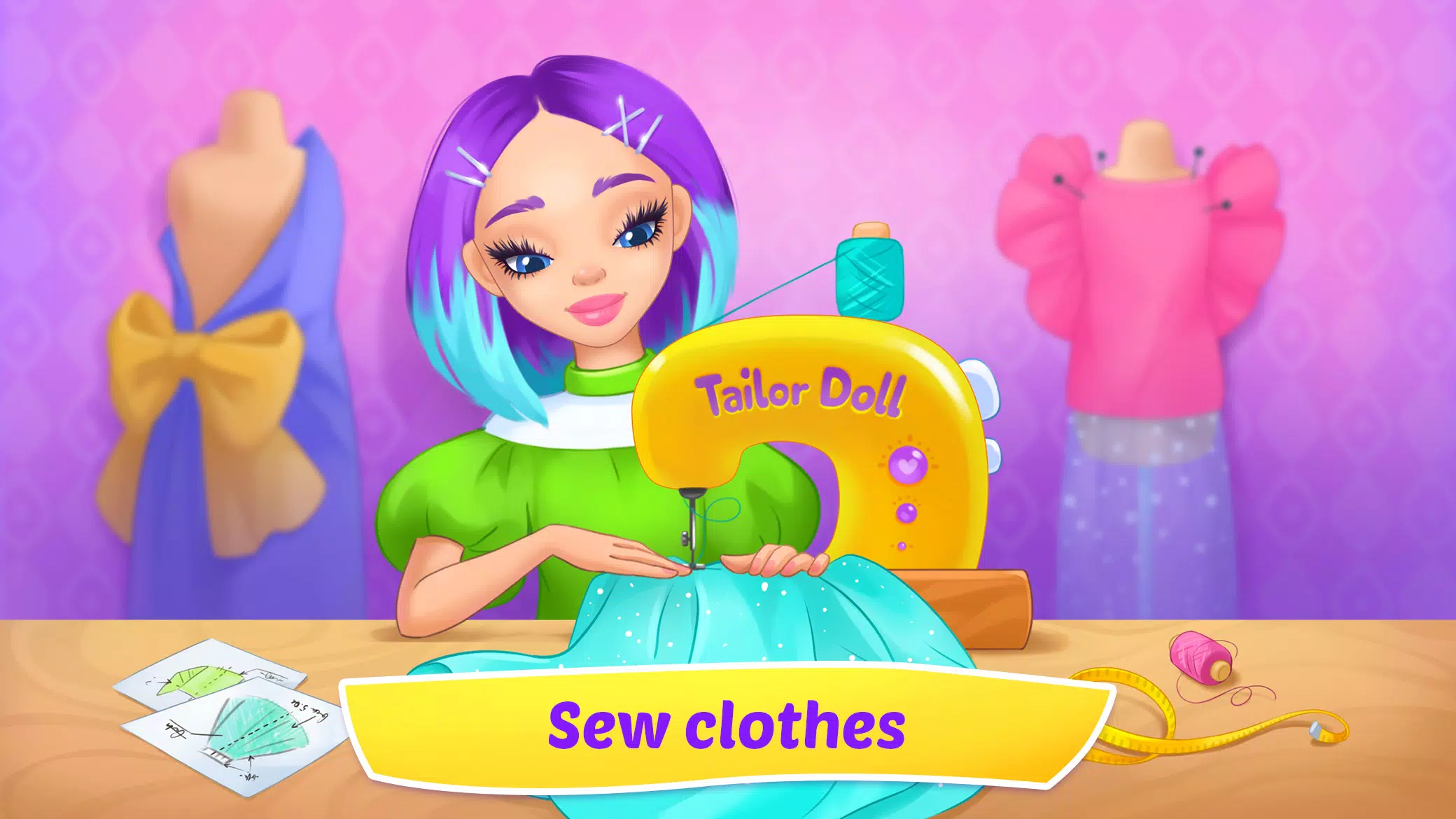 Fashion Doll: games for girls Schermafbeelding 1