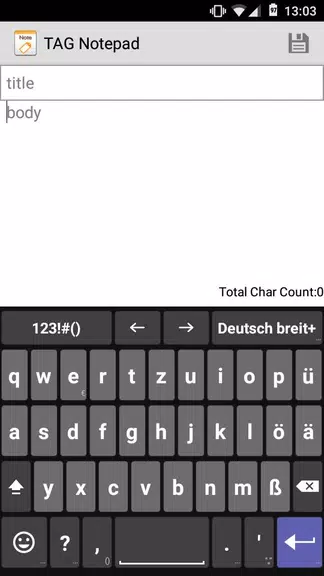 German for AnySoftKeyboard スクリーンショット 0