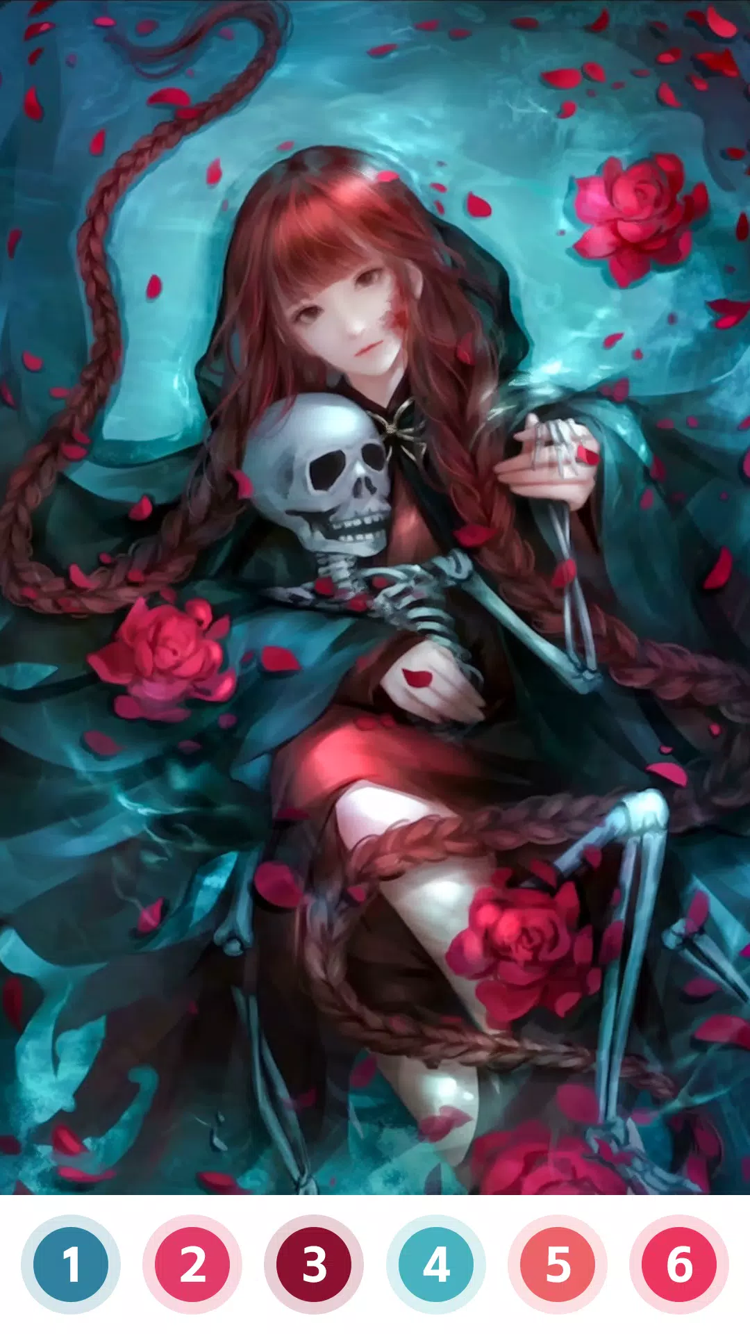 Schermata Love & Death Paint by Number 1