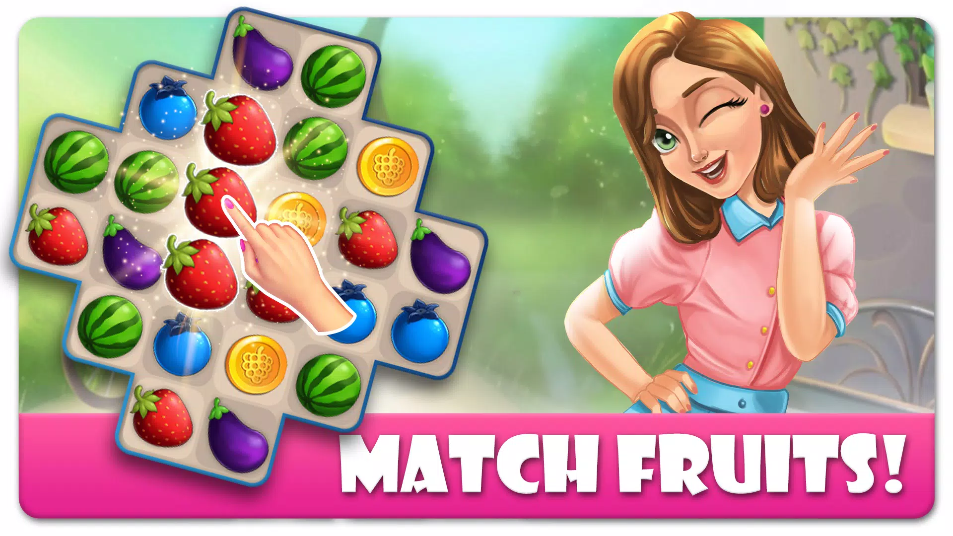 Anna's Garden: Match 3 Games Zrzut ekranu 0