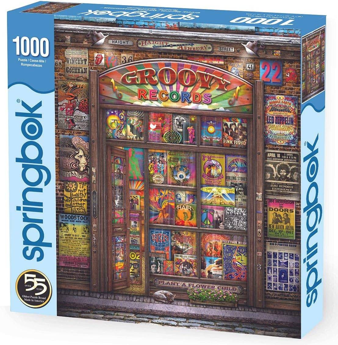 Springbok Groovy Records Jigsaw Puzzle