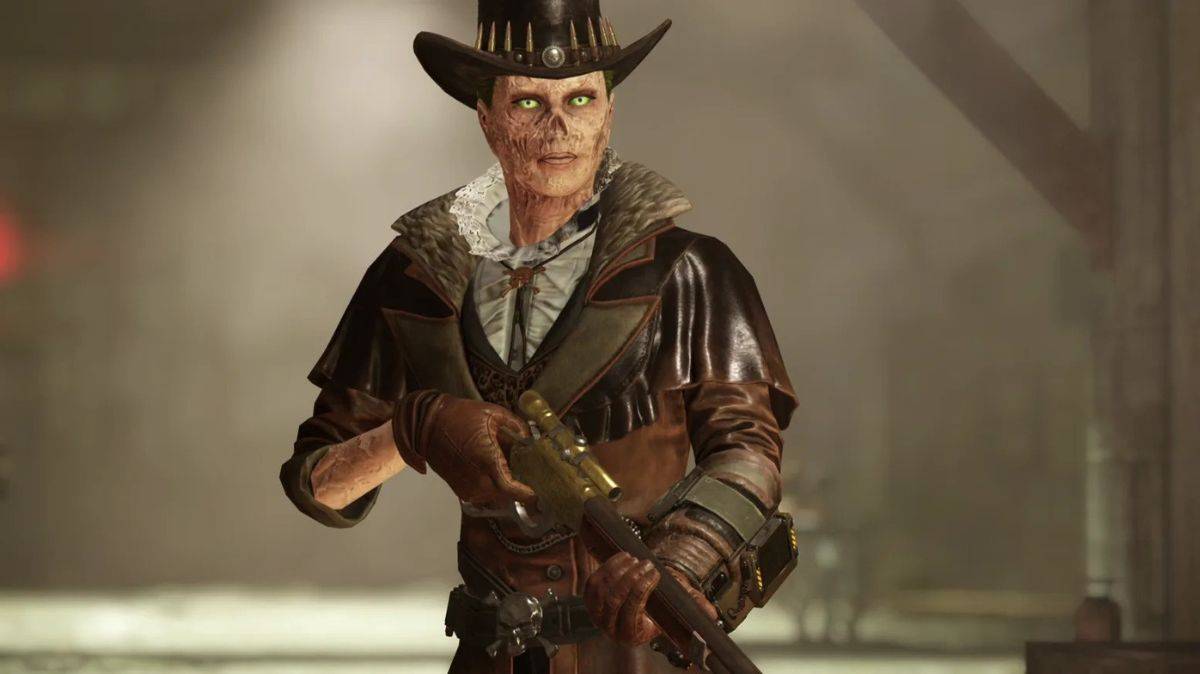 Um ghoul em Fallout 76.