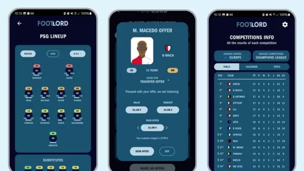 Footlord: Permainan Pengurus Bola Sepak Android Baru Pelancaran