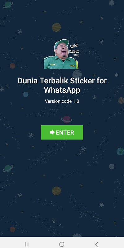 Dunia Terbalik WA Sticker Schermafbeelding 0