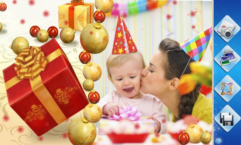 Birthday Frames Ảnh chụp màn hình 0