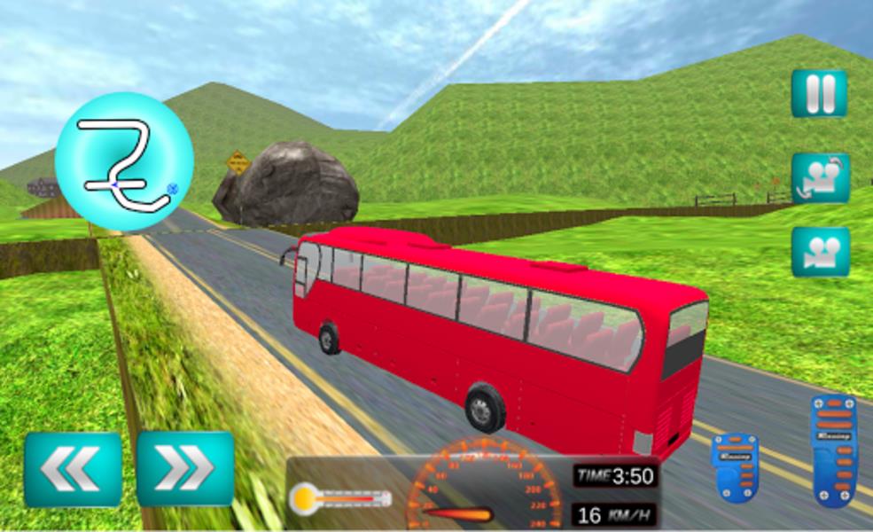 Bus Driving Hill Station Sim स्क्रीनशॉट 2