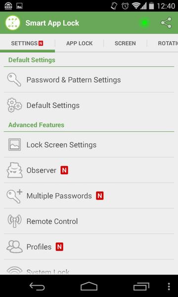 Smart App Lock ဖန်သားပြင်ဓာတ်ပုံ 0