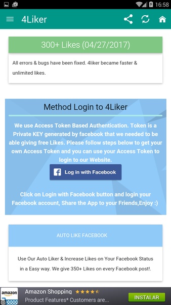 4Liker Captura de pantalla 0