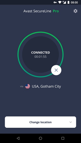 Avast SecureLine VPN Segura Captura de pantalla 2