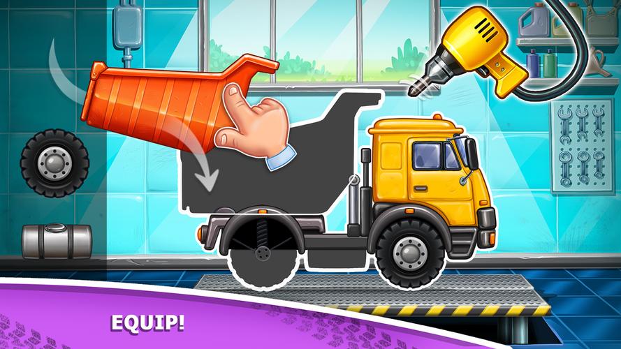 Kids truck games Build a house應用截圖第0張