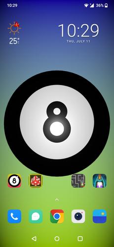 Magic 8 Ball Live Wallpaper 3D Tangkapan skrin 0