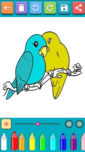 Birds Coloring Games 스크린샷 3