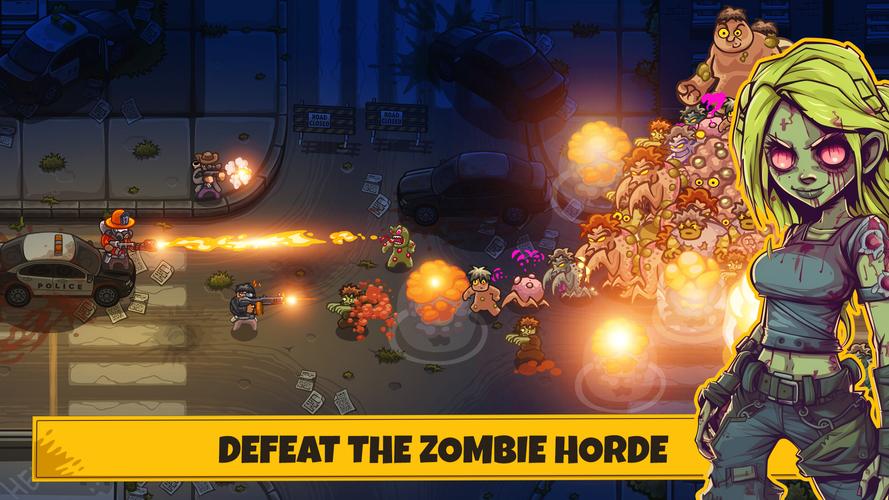 Dead World Heroes: Zombie Rush স্ক্রিনশট 1