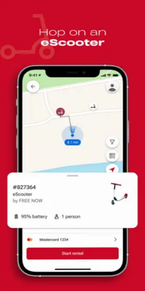 FREENOW - Mobility Super App स्क्रीनशॉट 1